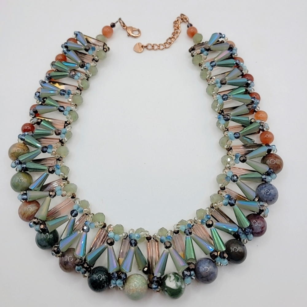 Nakamol Beaded Collar Necklace